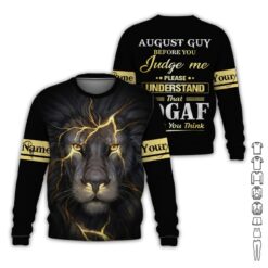 Custom August Guy 3D Hoodie - photo 4