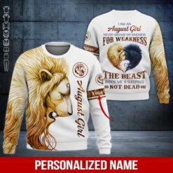 Custom August Girl 3D Hoodie - photo 4