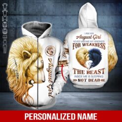 Custom August Girl 3D Hoodie - photo 6