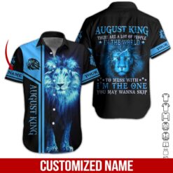 Custom August King 3D Hoodie - photo 3
