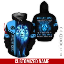 Custom August King 3D Hoodie - photo 5