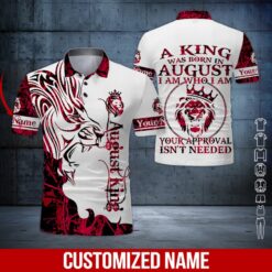 Custom August King 3D Hoodie - photo 2