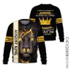 Custom August King 3D Hoodie - photo 4
