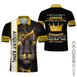 Custom August King 3D Hoodie - photo 2