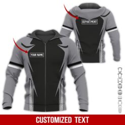 Custom Charcoal Grey 3D Hoodie - photo 6