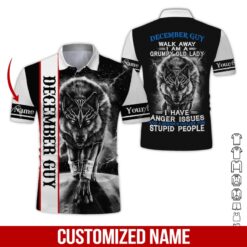 Custom December Guy 3D Hoodie - photo 2