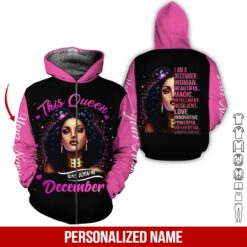Custom December Girl Hoodie - photo 6