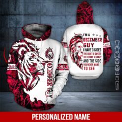 Custom December Guy 3D Hoodie - photo 5