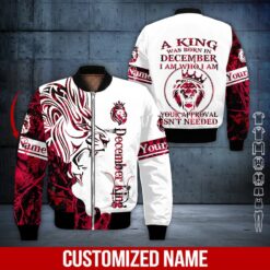 Custom December King 3D Hoodie - photo 9