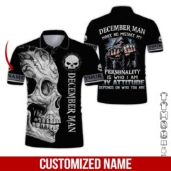 Custom December Man 3D Hoodie - photo 2