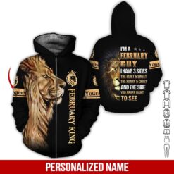 Custom February King Hoodie - photo 6