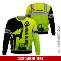Custom Forklift Operator 3D Hoodie - photo 4