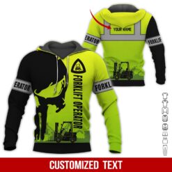 Custom Forklift Operator 3D Hoodie - photo 5