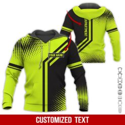 Personalized Name Green 3D Printed Work Clothes - photo 5