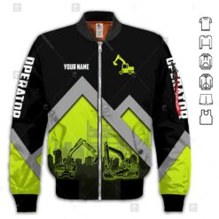 Custom Green Heavy Equipment 3D Hoodie - photo 9