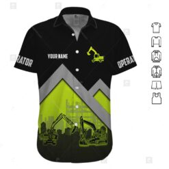 Custom Green Heavy Equipment 3D Hoodie - photo 3