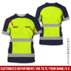 Personalized Green Heavy Equipment 3D Printed Shirt