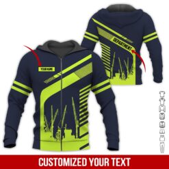 Custom Green Heavy Equipment 3D Hoodie - photo 6