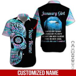 Custom January Girl 3D Hoodie - photo 3