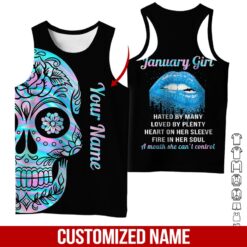Custom January Girl 3D Hoodie - photo 8