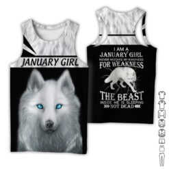 Custom January Girl 3D Hoodie - photo 8