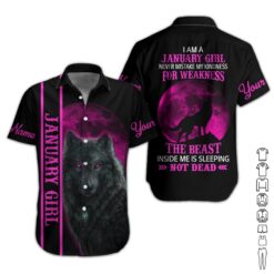 Custom January Girl 3D Hoodie - photo 3