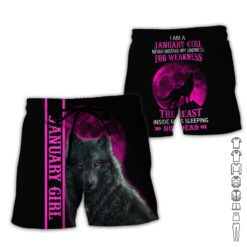 Custom January Girl 3D Hoodie - photo 7