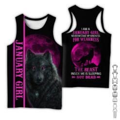 Custom January Girl 3D Hoodie - photo 8
