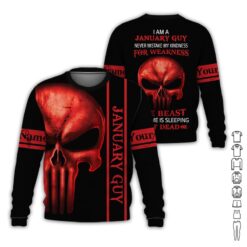 Custom January Guy 3D Hoodie - photo 4