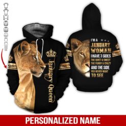 Custom January Queen Hoodie - photo 18