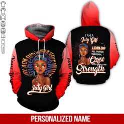 Custom July Girl 3D Hoodie - photo 5