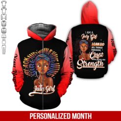 Custom July Girl 3D Hoodie - photo 6