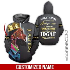 Custom July King 3D Hoodie - photo 5