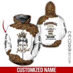 Custom July Girl 3D Hoodie - photo 6