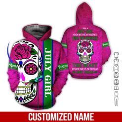 Custom July Girl 3D Hoodie - photo 6