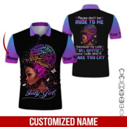 Custom July Girl 3D Hoodie - photo 2