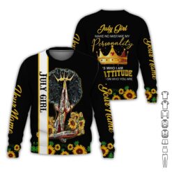 Custom July Girl 3D Hoodie - photo 4
