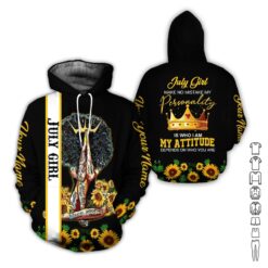 Custom July Girl 3D Hoodie - photo 5