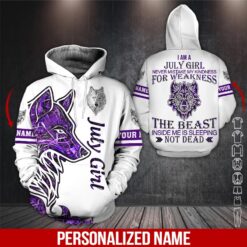 Custom July Girl 3D Hoodie - photo 5