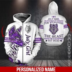 Custom July Girl 3D Hoodie - photo 6