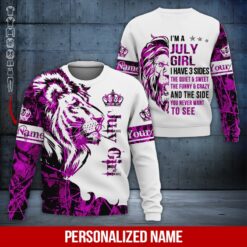 Custom July Girl 3D Hoodie - photo 4