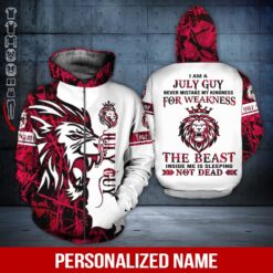 Personalized July Guy 3D Printed Shirt - photo 6