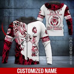 Custom July King 3D Hoodie - photo 6