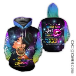 Custom June Girl 3D Hoodie - photo 5