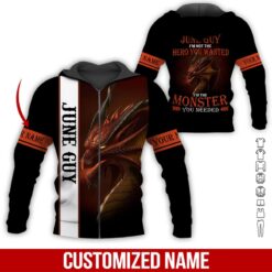 Custom June Guy 3D Hoodie - photo 6