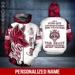 Custom June Guy 3D Hoodie - photo 6