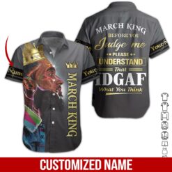 Custom March King 3D Hoodie - photo 3
