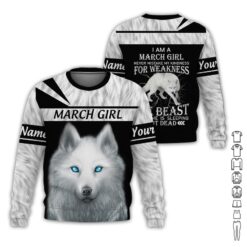 Custom March Girl 3D Hoodie - photo 4