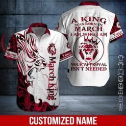 Custom March King 3D Hoodie - photo 3