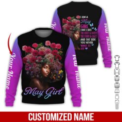 Custom May Girl 3D Hoodie - photo 4